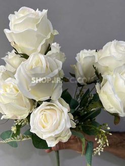 خرید بوته گل مصنوعی رز کدIRPSC167