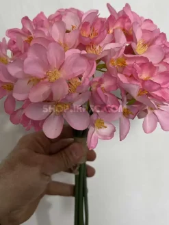 خرید دسته گل مصنوعی یاس صورتی