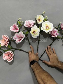 خرید شاخه گل مصنوعی مگنولیا کدIRPSC077