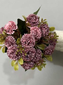 خرید بوته گل مصنوعی میخک 30 سانتی