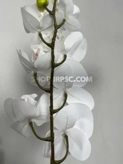 قیمت شاخه گل ارکیده سفید مصنوعی