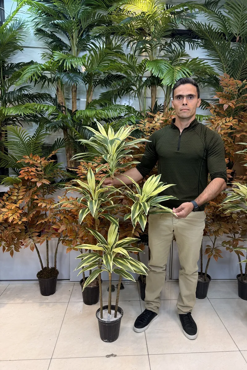 درختچه مصنوعی دراسینا ابلق 1.5 متری