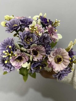 عکس بوته گل مصنوعی مینا 30 سانتی