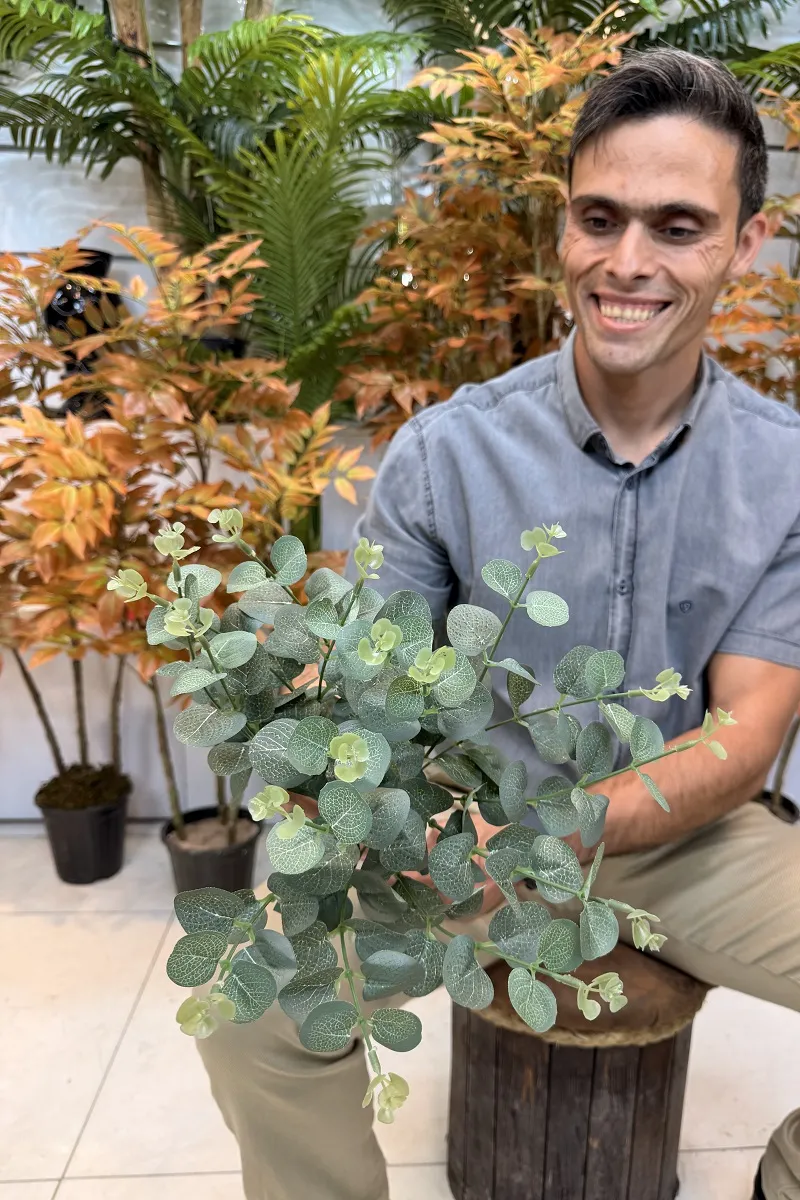 عکس بوته مصنوعی اکالیپتوس 45 سانتی