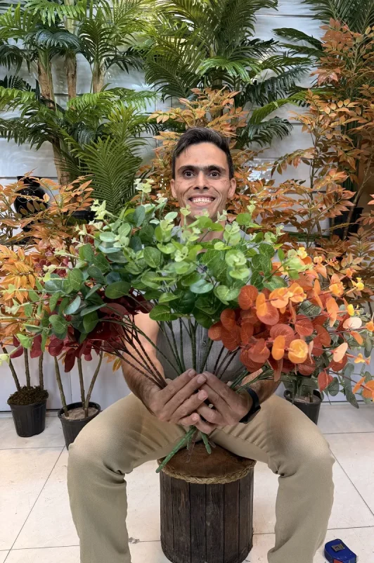 فروش بوته مصنوعی اکالیپتوس 45 سانتی