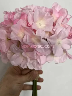 خرید دسته گل مصنوعی هورتانسیا صورتی