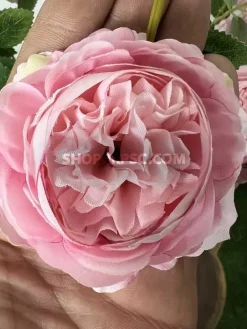 قیمت شاخه گل مصنوعی نسترن صورتی