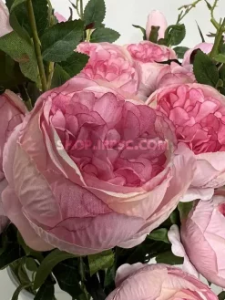 قیمت شاخه گل مصنوعی پیونی صورتی