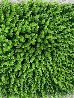 خرید پنل دیوار سبز مصنوعی شمشاد سبز تیره و روشن