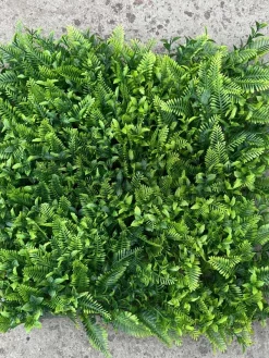 خرید پنل دیوار سبز مصنوعی پرتقالی و سرخس