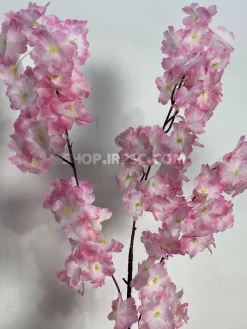 خرید شاخه شکوفه مصنوعی هلو صورتی
