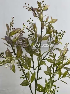 خرید شاخه برگ مصنوعی به لیمو سبز یاسی