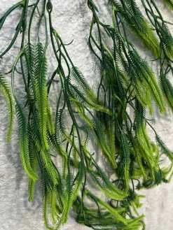 آویز مصنوعی دم روباهی سبز تیره و روشن ارزان