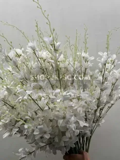 شاخه گل یاس سفید مصنوعی ارزان