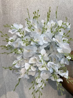 فروش بوته گل مصنوعی ارکیده سفید