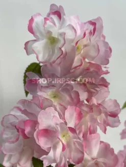 خرید شاخه شکوفه مصنوعی هلو سفید صورتی