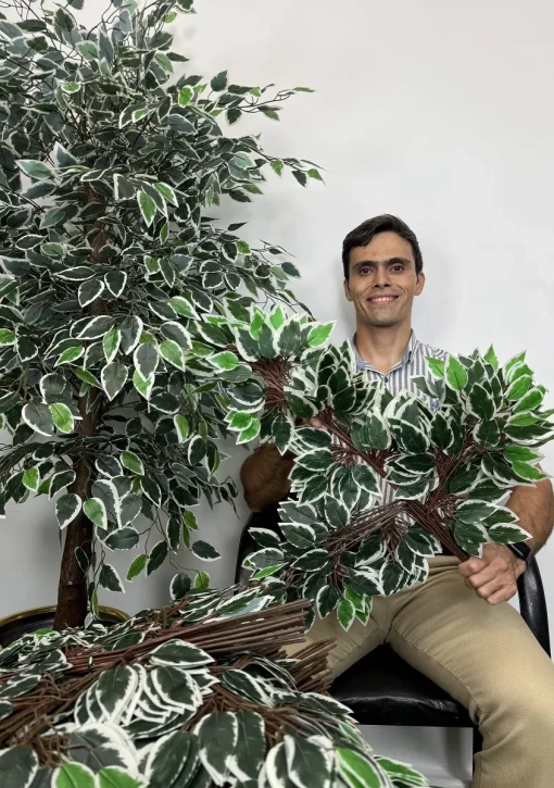 برگ مصنوعی بنجامین ابلق 60 سانتی