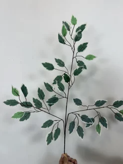 خرید برگ مصنوعی بنجامین ابلق 60 سانتی