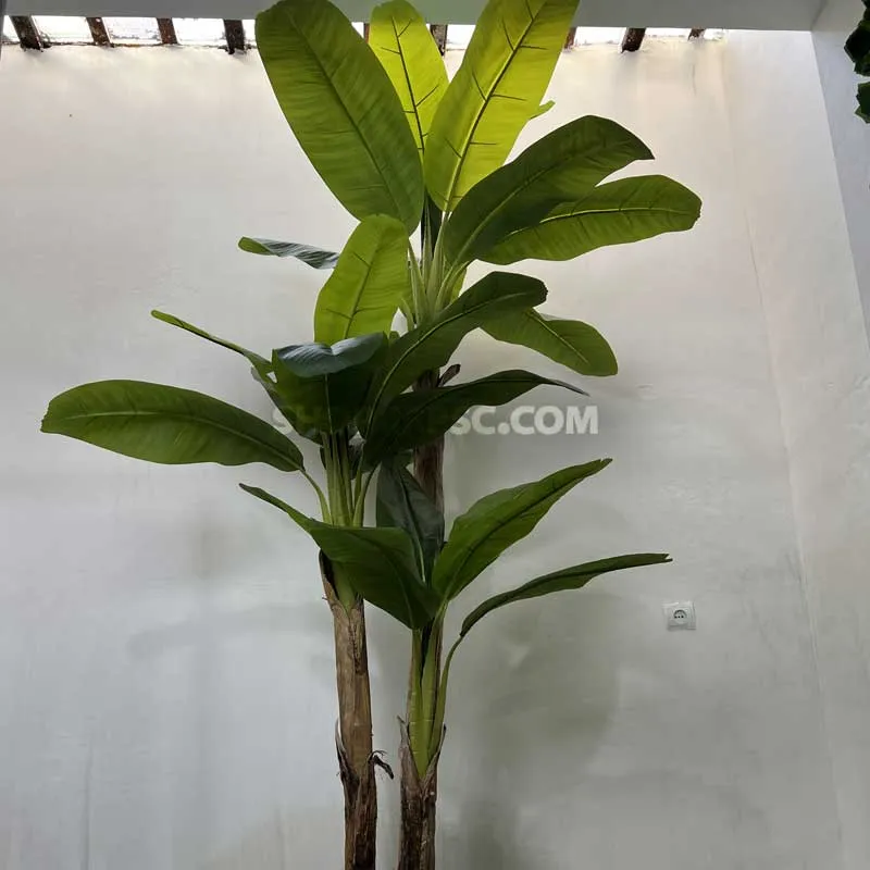 درختچه مصنوعی موز برای حیاط