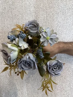 رنگبندی بوته گل مصنوعی خارجی ترکیبی