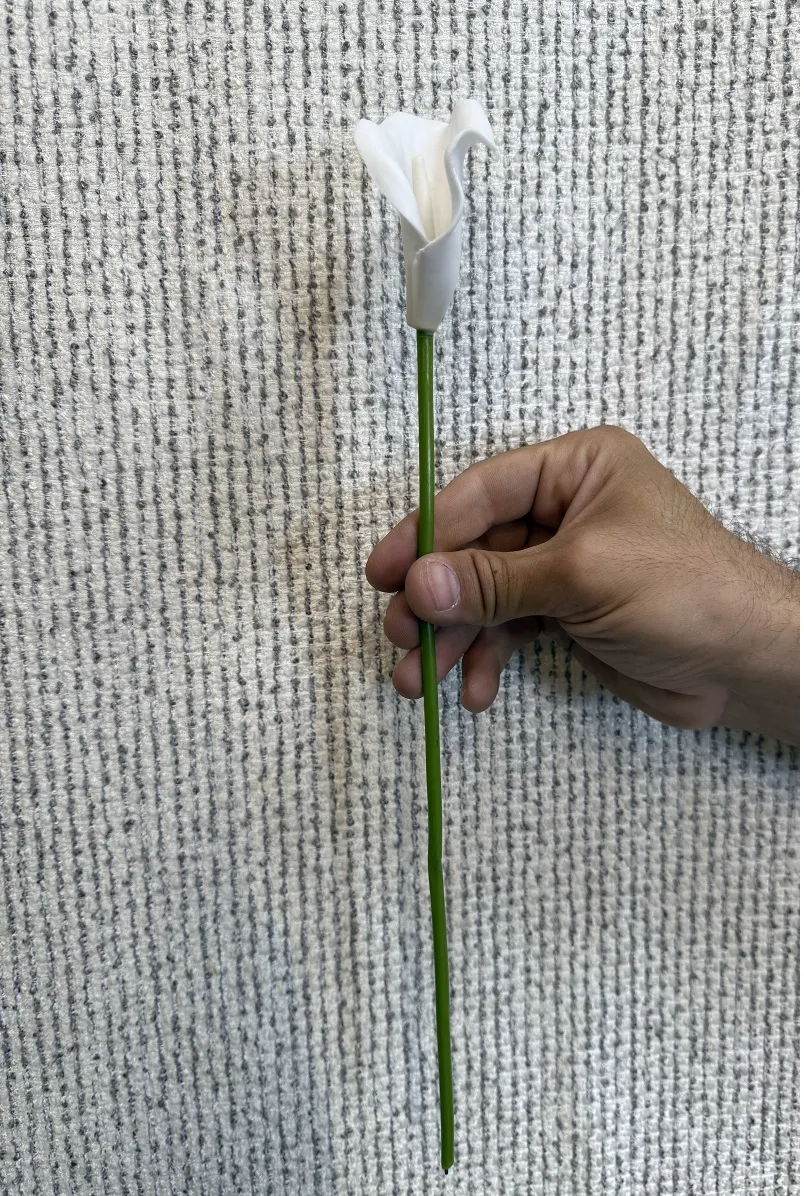 خرید دسته گل مصنوعی شیپوری سفید