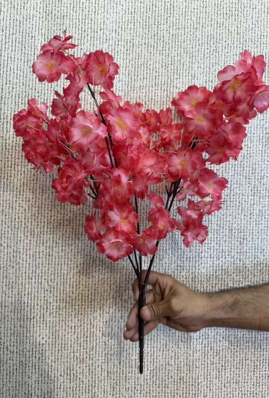 بوته گل مصنوعی شکوفه گیلاس ارزان