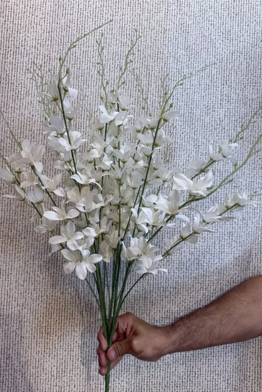 فروش بوته گل مصنوعی یاس سفید
