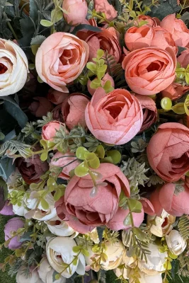 رنگبندی بوته گل مصنوعی