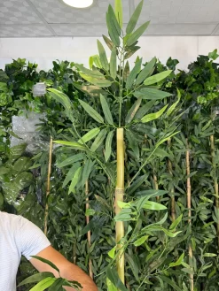 قیمت شاخه برگ مصنوعی بامبو خیزران 2.1 متری