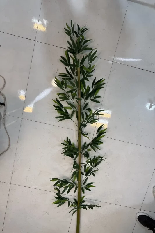 خرید شاخه برگ مصنوعی بامبو خیزران 2.1 متری