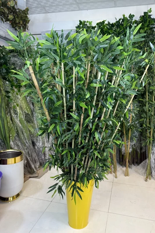 قیمت شاخه برگ مصنوعی بامبو خیزران 1.5 متری