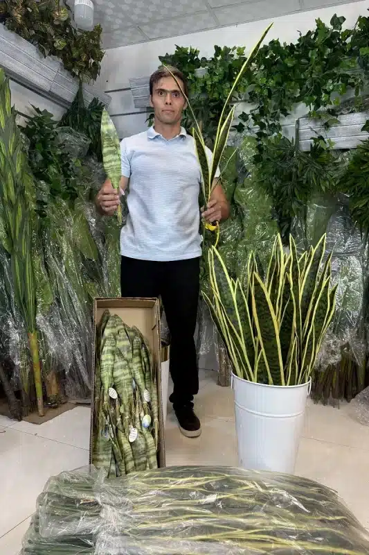 گل مصنوعی سانسوریا 40 سانتی