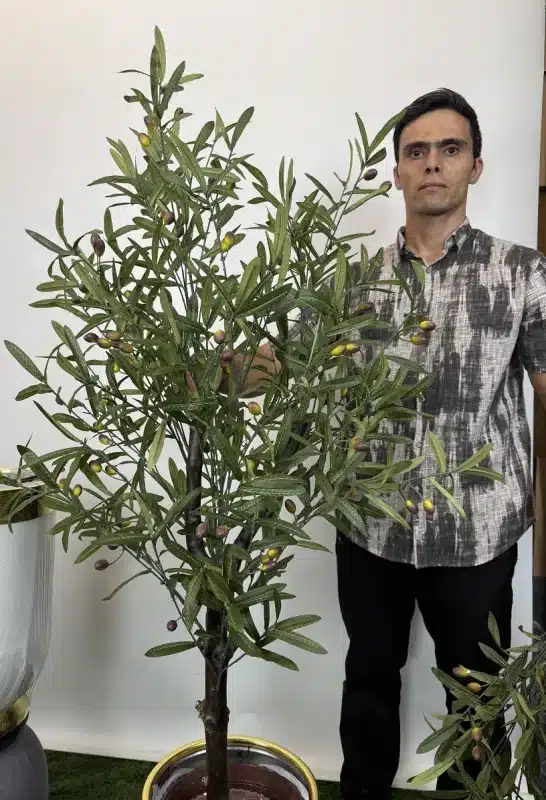 درختچه مصنوعی زیتون 1.5 متری