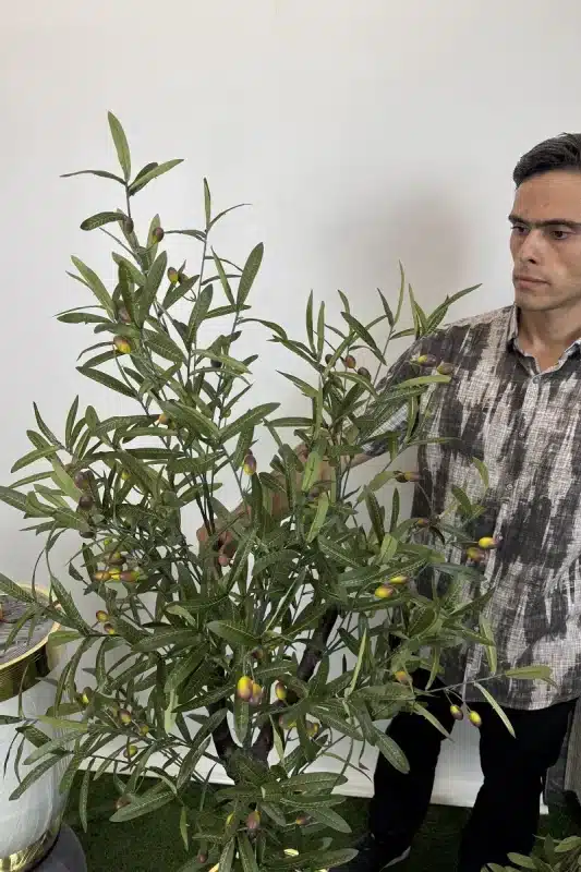 خرید درختچه مصنوعی زیتون 1.5 متری