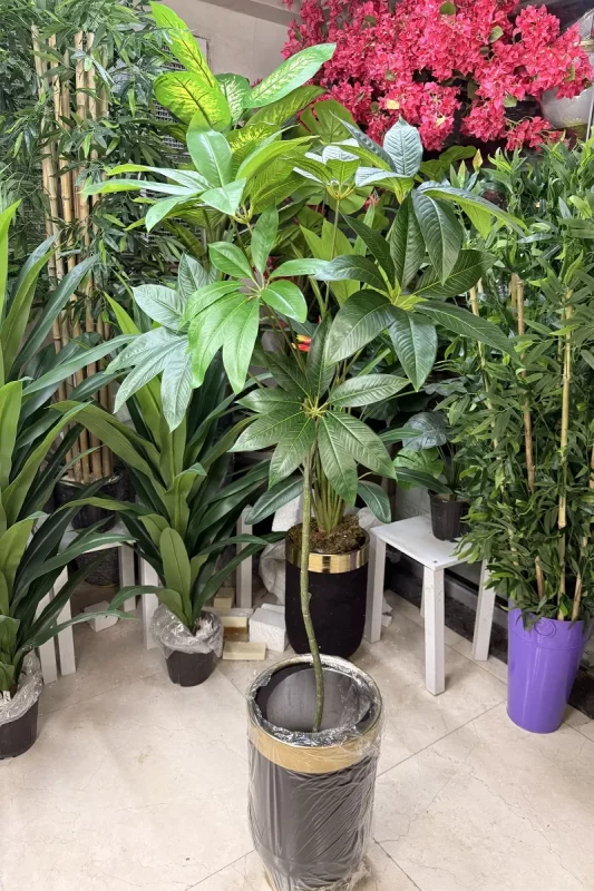 شاخه برگ مصنوعی پاچیرا 1.5 متری ارزان