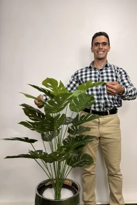 درختچه مصنوعی برگ انجیری یک متری