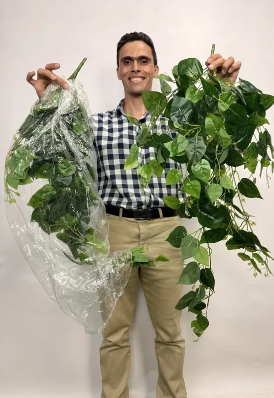 ریسه برگ مصنوعی پتوس یک متری