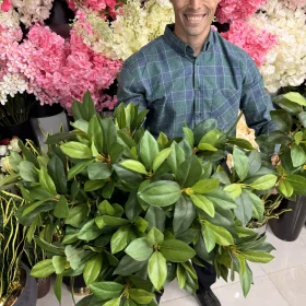 جزئیات برگ مصنوعی چرمی طرح بادومی