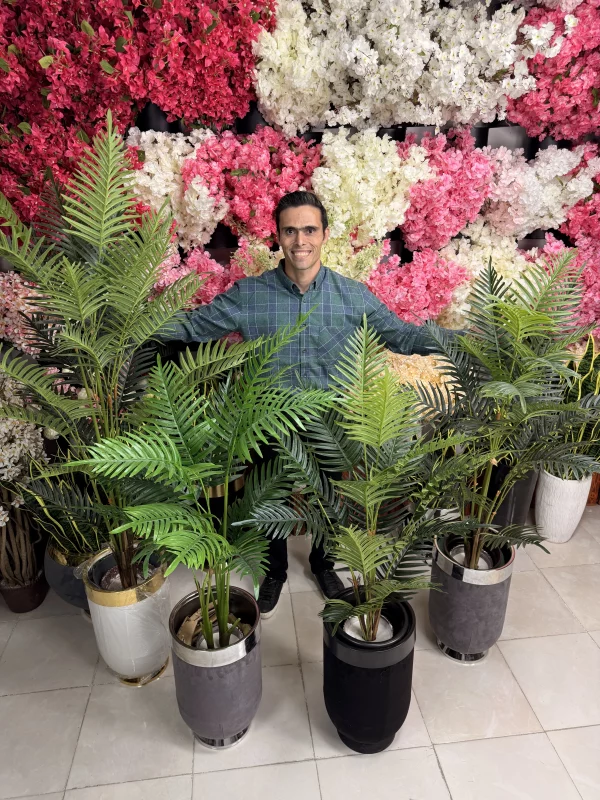 خرید درختچه نخل شامادورا مصنوعی؛ ظرافت استوایی و ماندگار برای فضای شما