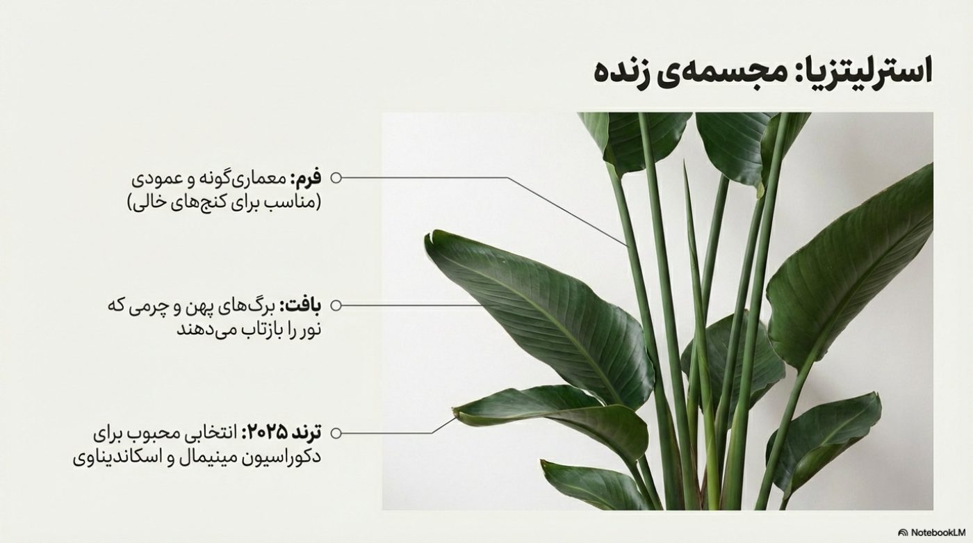درختچه مصنوعی پرنده بهشتی