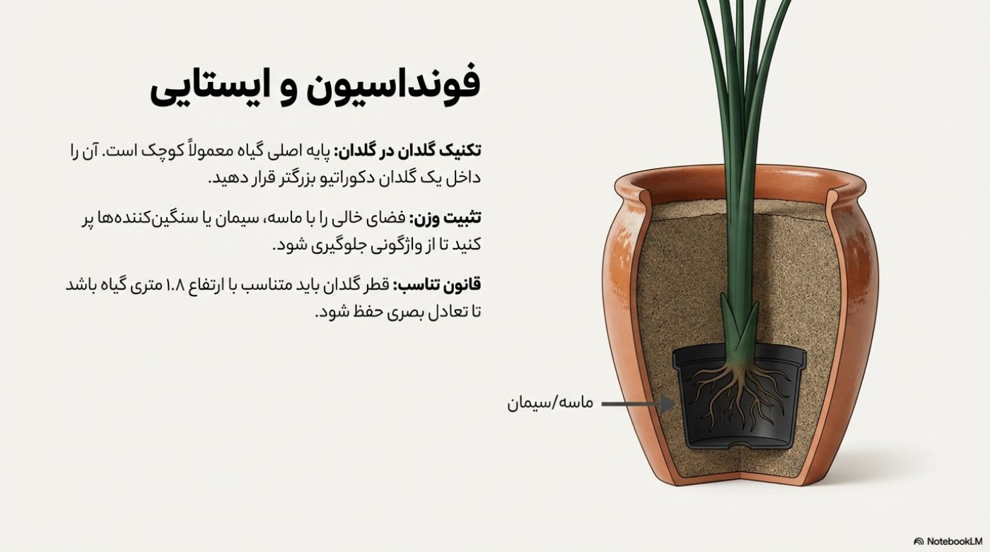 درختچه مصنوعی پرنده بهشتی