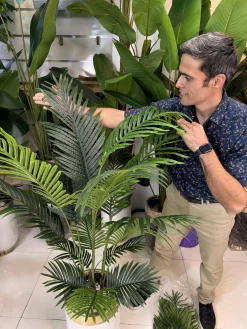 بافت پلیمری و رگ‌برگ‌های طبیعی نخل کنتیا مصنوعی درجه یک