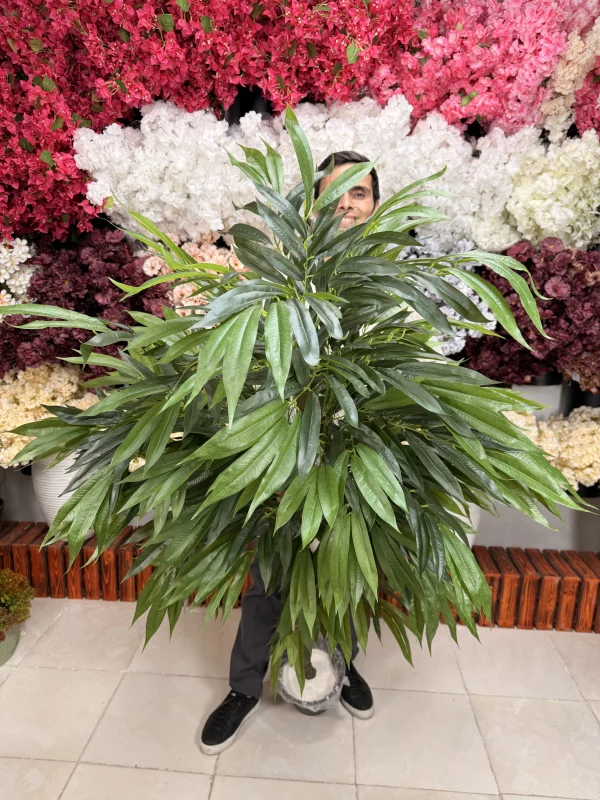 درختچه مصنوعی آمستر بزرگ ۱۷۰ سانتیمتر سبز تیره برای دکوراسیون منزل