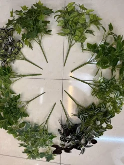 بوته باکسی مدل ۷ بازو ارتفاع ۴۰ سانت کیفیت درجه یک لمسی مناسب گلدان و باکس گل
