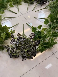 بوته باکسی مدل ۷ بازو ارتفاع ۴۰ سانت کیفیت درجه یک لمسی مناسب گلدان و باکس گل