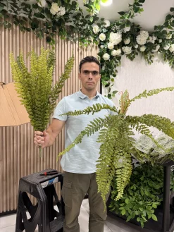 بوته سرخس مصنوعی لمسی ژلهای